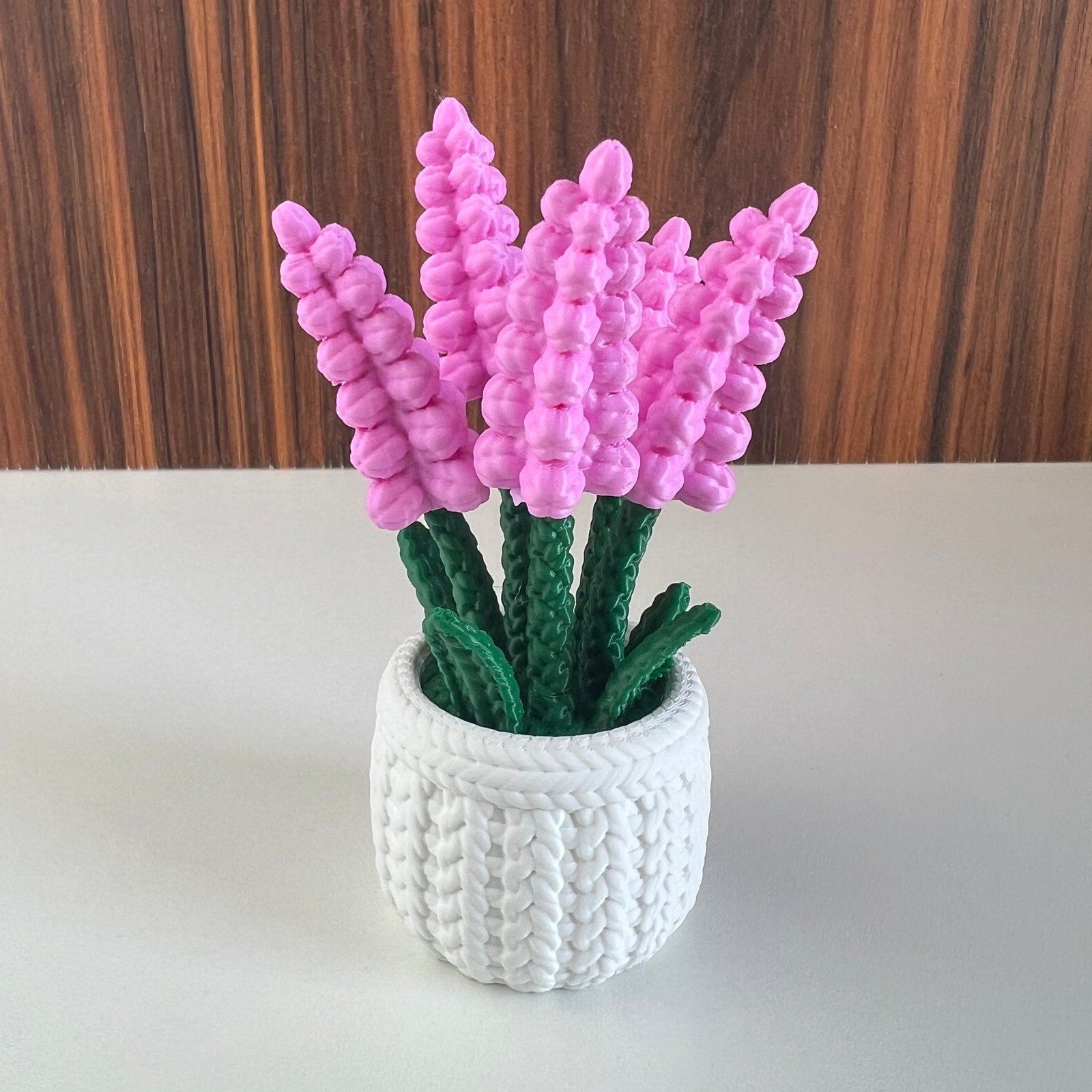 Vaso Lavanda de Tricô