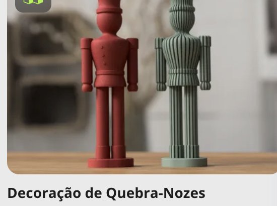 Soldado Quebra-Nozes Minimalista Decorativo - Koa 3D